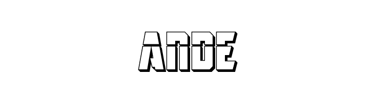 Antilles Laser 3D  Free Fonts Download