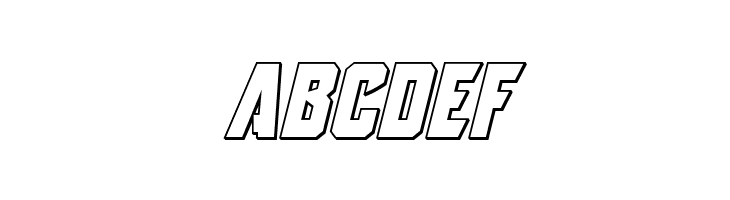 Antilles Outline Italic  Free Fonts Download