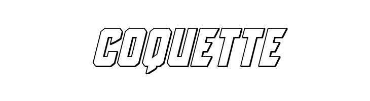 Antilles Outline Italic  Free Fonts Download