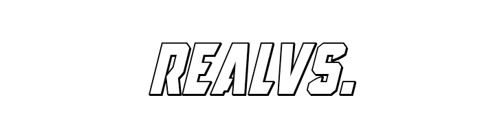 Antilles Outline Italic  Free Fonts Download