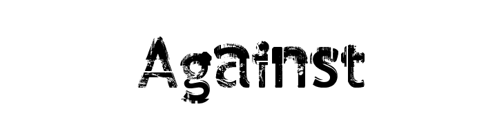 Against anthem Font