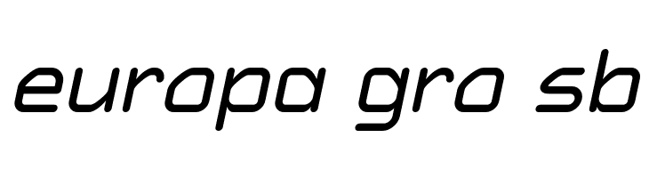 Typo Angular Rounded Demo Italic  Free Fonts Download