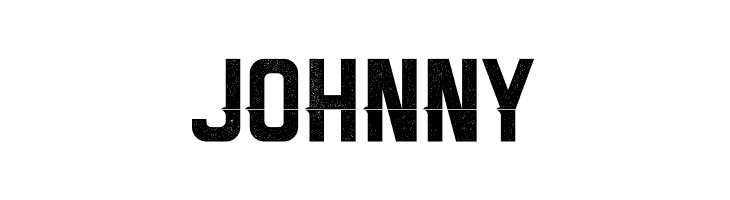 JOHNNY Melma Cracked Font