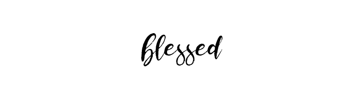 blessed Valledofas just personal only Font