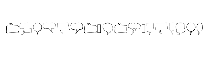 Alin Speech Bubbles  Free Fonts Download