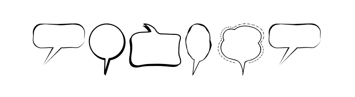 Alin Speech Bubbles  Free Fonts Download