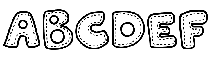 Patchwork Stitchlings  Free Fonts Download