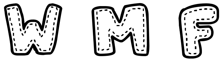 Patchwork Stitchlings  Free Fonts Download