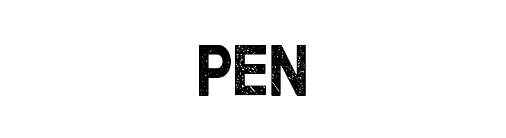 PEN This side up Font