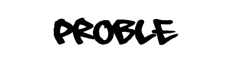 PROBLE 08 Underground Font