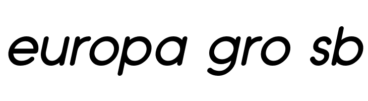 Typo Grotesk Rounded Italic  Free Fonts Download