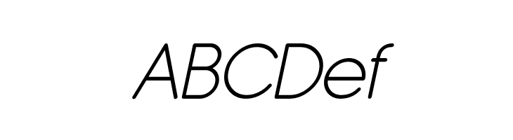 Typo Grotesk Rounded Light Italic  Free Fonts Download