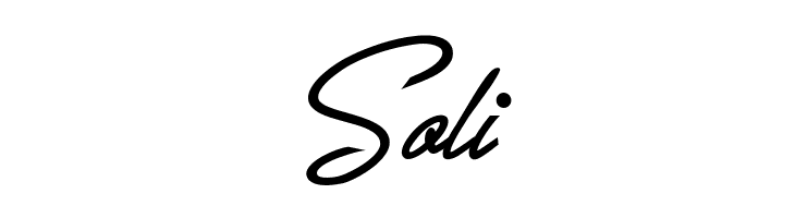 Soli Great Day Bold Personal Use Font