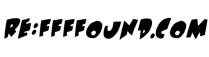 Under attack skew  Free Fonts Download