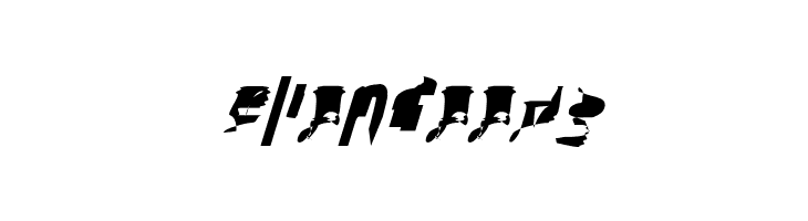 bitstorm ultracondensed oblique  Free Fonts Download
