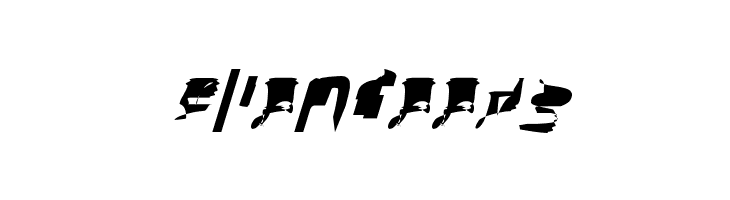 bitstorm extracondensed oblique  Free Fonts Download