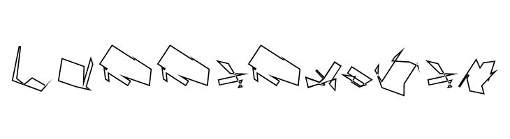 Siberia Tilt Outline  Free Fonts Download