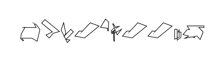 Siberia Reversed Outline  Free Fonts Download
