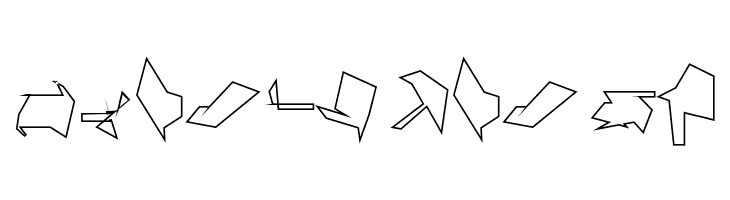 Siberia Reversed Outline  Free Fonts Download