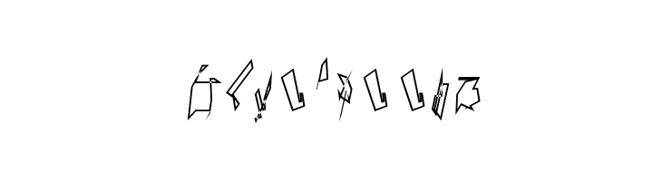 Siberia Narrow Outline Oblique  Free Fonts Download