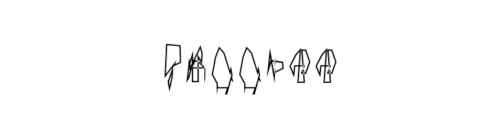 Siberia Narrow Outline  Free Fonts Download