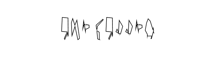 Siberia Narrow Outline  Free Fonts Download