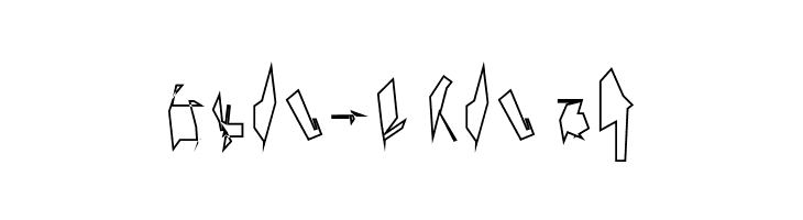 Siberia Narrow Outline  Free Fonts Download