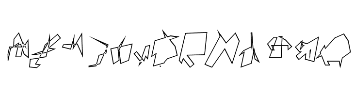 Siberia Reversed Outline Oblique  Free Fonts Download