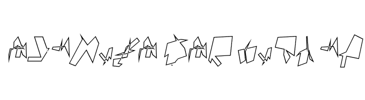 Siberia Reversed Outline Oblique  Free Fonts Download