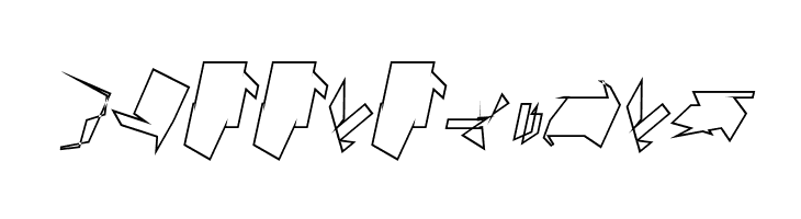 Siberia Reversed Outline Oblique  Free Fonts Download