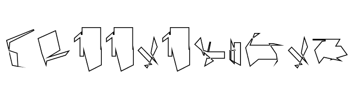 Siberia Wide Outline  Free Fonts Download