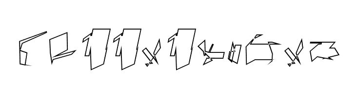 Siberia Outline Oblique  Free Fonts Download