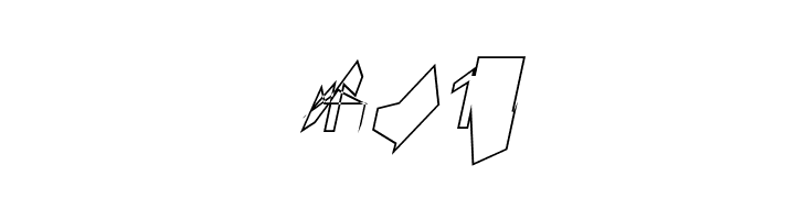 Siberia Wide Outline Oblique  Free Fonts Download