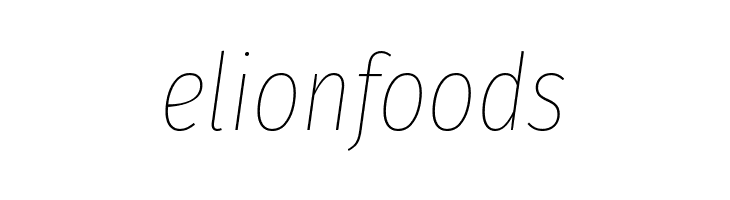 Fira Sans Extra Condensed Thin Italic  Free Fonts Download