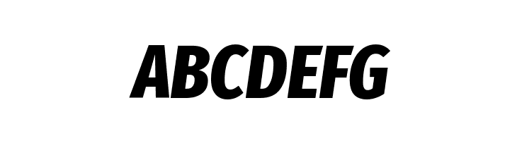 Fira Sans Extra Condensed ExtraBold Italic  Free Fonts Download