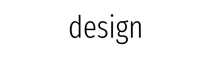 design Fira Sans Extra Condensed Light Font