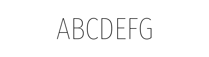 Fira Sans Extra Condensed Thin  Free Fonts Download