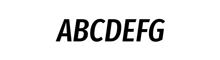 Fira Sans Extra Condensed Medium Italic  Free Fonts Download