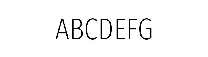 Fira Sans Extra Condensed ExtraLight  Free Fonts Download