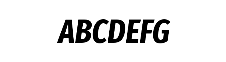 Fira Sans Extra Condensed Bold Italic  Free Fonts Download