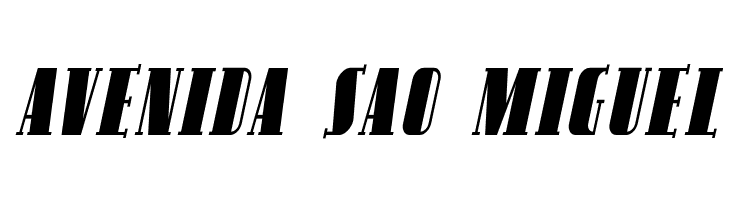 Avondale Cond Italic  Free Fonts Download