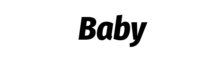 Fira Sans Condensed ExtraBold Italic  Free Fonts Download