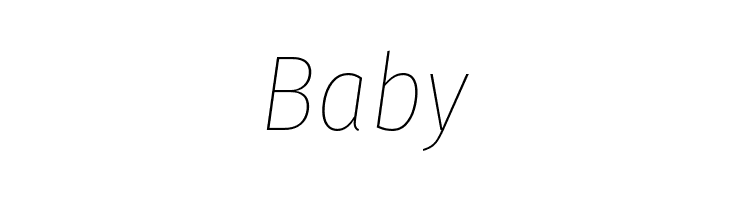 Fira Sans Condensed Thin Italic  Free Fonts Download