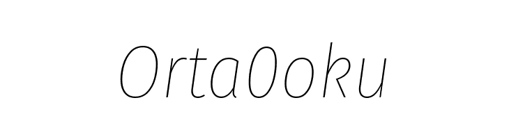 Fira Sans Condensed Thin Italic  Free Fonts Download