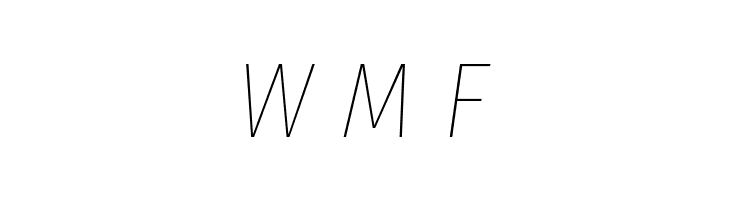 Fira Sans Condensed Thin Italic  Free Fonts Download