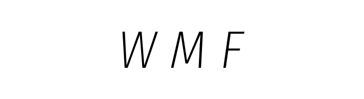 Fira Sans Condensed ExtraLight Italic  Free Fonts Download