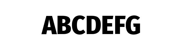 Fira Sans Condensed ExtraBold  Free Fonts Download