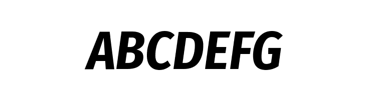 Fira Sans Condensed Bold Italic  Free Fonts Download