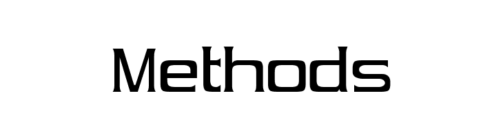 Methods Vibrocentric Font