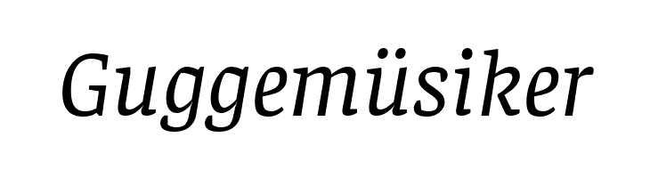 Faustina Italic  Free Fonts Download